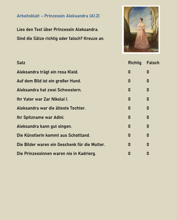 Arbeitsblatt Gin 1a