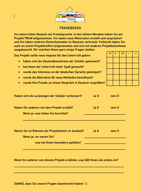 Foto Fragebogen Lehrende