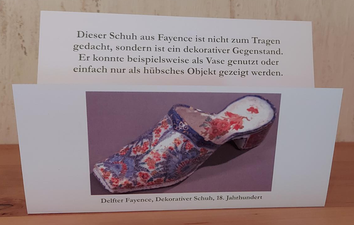 Lernkarte Schuh