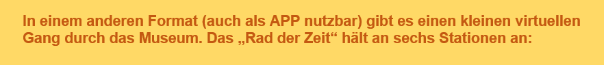 Text Rad der Zeit